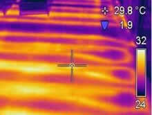 Thermal imaging under floor